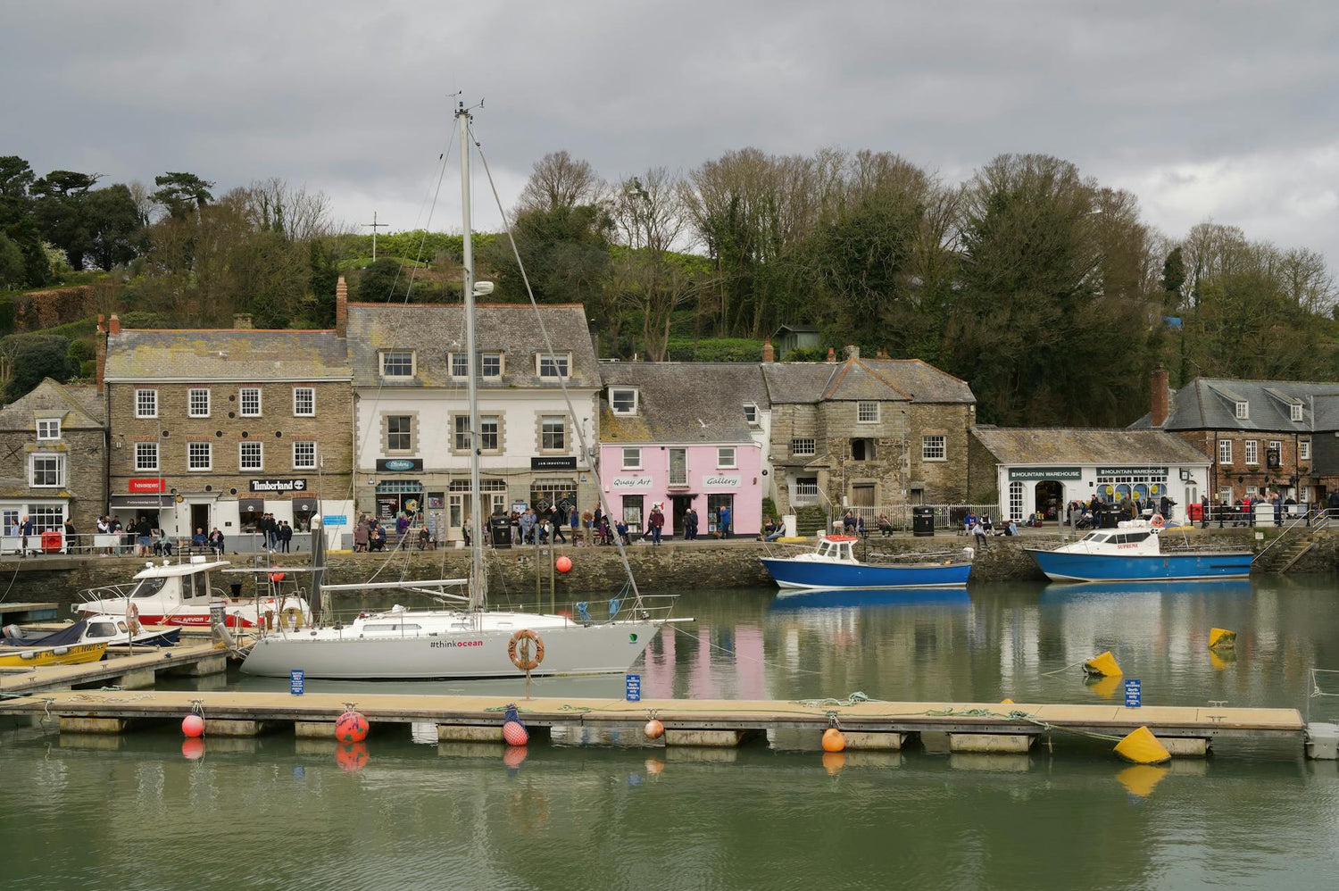 Padstow Harbour and Shops