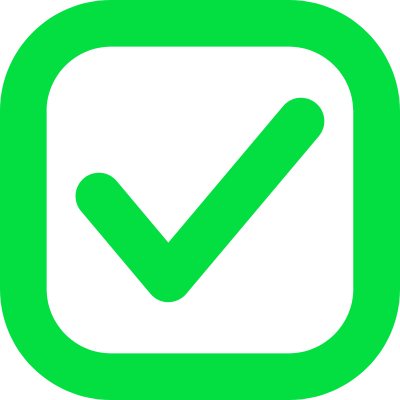 green tick icon